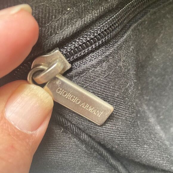 Georgio Armani combo backpack and carryon with wheels - Picture 6 of 16